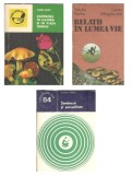 Pachet 3 Carti Biologie Valeria Barbu: Ciupercile in natura, Relatii in lumea vie, Simbioza si parazitism