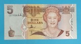 Bancnotă Fiji (pick 110) 5 Dollars 2007 UNC serie: CE 770444
