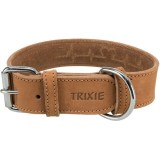 Trixie Zgarda Piele Heartbeat, S - M: 34 - 40 cm/ 30 mm, Maro - 19014