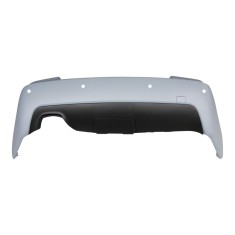 Set bara spate BMW Seria 5 (E60), 2007-06.2010 SEDAN, cu carlig de remorcare detasabil, cu 6 gauri senzori parcare, cu capac carlig remorcare; grundu