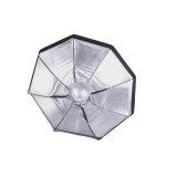 Reflector Beauty Dish pliabil argintiu 60cm cu montura Bowens