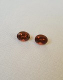 ~ &gt; &gt; PERECHE de GRANATE NATURALE ROSII - NETRATATE - 2,53 ct.-Certificate