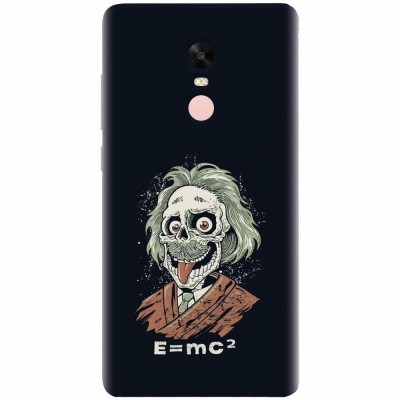 Husa silicon pentru Xiaomi Redmi Note 4, Albert Einstein Caricature foto