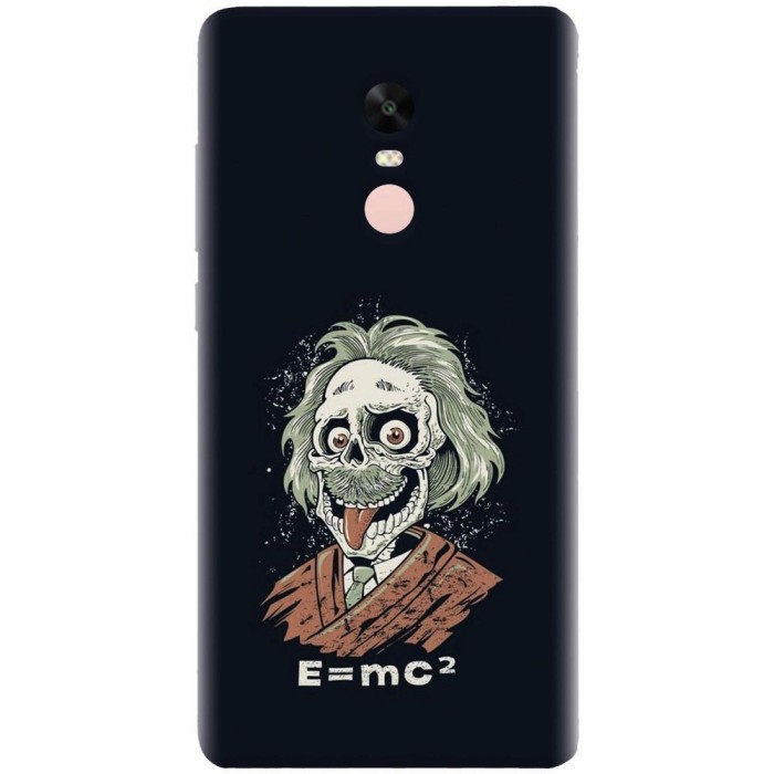 Husa silicon pentru Xiaomi Redmi Note 4, Albert Einstein Caricature