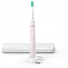 Periuta de dinti sonica electrica Philips Sonicare Seria 3100 HX3673/11, 31000 miscari/minut, 1 mod de curatare, senzor presiune, functia BrushSync, 1