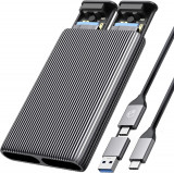 Carcasă SSD duală M.2 NVMe ORICO, adaptor USB C la M2 pentru M Key PCIe 2230/224, Oem