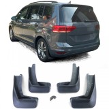 Set de aparatori de noroi fata si spate negre, potrivite pentru VW Touran II 2015-2021 Performance AutoTuning