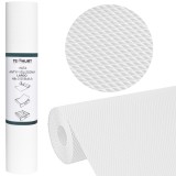 Covoras antiderapant pentru sertare bucatarie, 48x300 cm, mat, alb