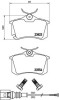 BREMBO P 85 066 PRIME LINE set placute frana,frana disc