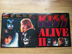 KISS - ALIVE 2 (2LP,2 viniluri,1977,CASABLANCA,USA) vinil vinyl foto