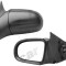 Oglinda exterioara Opel Corsa B 01.1993-10.2001 partea dreapta BestAutoVest crom convex carcasa neagra reglare parghie fara incalzire