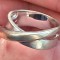 (192) INEL DIN ARGINT UNISEX, VINTAGE, MARCAJ ARGINT 925, MODEL FRUMOS, 6.14 GR