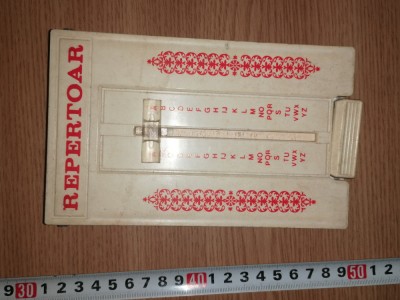 AGENDA TELEFONICA - REPERTOAR - ROMANEASCA , ANII 80 foto