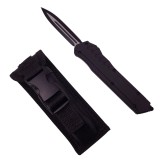 Briceag de vanatoare automat DEPOX&reg;, Military Help, 24.5 cm, negru, husa inclusa