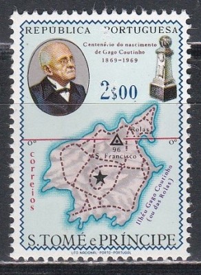 Sao Tome si Principe 1969 - Centenarul nașterii amiralului Gago Coutinho, MNH foto