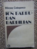 Mircea Colosenco - Ion Barbu. Dan Barbilian