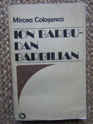 Mircea Colosenco - Ion Barbu. Dan Barbilian foto