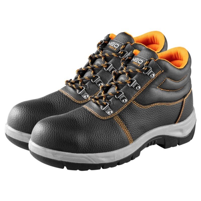 Ghete din piele, varf de otel, marimea 47, S1 SRC HardWork ToolsRange