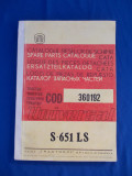 Cumpara ieftin CATALOGUL PIESELOR DE SCHIMB * TRACTOR UNIVERSAL S-651 LS , UTB , 1989 *