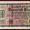 Germania 1.000 1000 Mark 1922 seria verde cu cifre mari 205 **