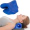 Perna de tractiune cervicala ergonomica, Poliester, Albastru