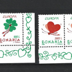 ROMANIA 1998 - EUROPA - MARTISOR, 2 SERII COLT DE MINICOALA, MNH - LP 1449