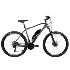 Bicicleta Electrica Afisport M17 - 27.5 Inch, L-XL, Gri foto