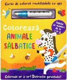 Cumpara ieftin Coloreaza animale salbatice. Carte de colorat reutilizabila cu apa/***