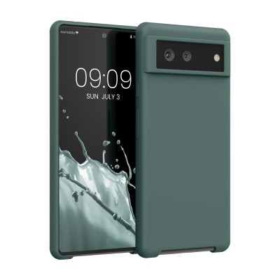 Husa pentru Google Pixel 6, Silicon, Verde, 55480.171, kwmobile foto