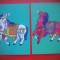 HOPCT 5372 SET 2 CARTI POSTALE -ZODIAC-CALUL -CHINA -ASIA-NECIRCULATA