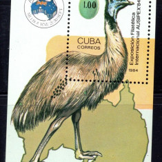 CUBA 1984, Fauna, serie neuzata, MNH