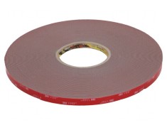 Bandă de fixare acrilică gri 12mm x 33m, 3M VHB GPH 110