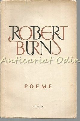 Poeme - Robert Burns - Tiraj: 5150 Exemplare foto