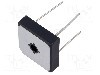 Punte redresoare, 35A, 200V, capsula MBR-25W, DC COMPONENTS - GBPC3502W