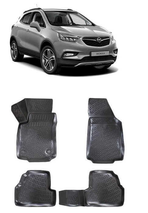 Set covorase cauciuc tip tavita Opel Mokka 2012-2018