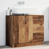 vidaXL Dulap de chiuvetă, lemn vechi, 63x30x54 cm, lemn prelucrat