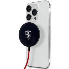 &Icirc;ncărcător inductiv Ferrari 15W MagSafe - negru