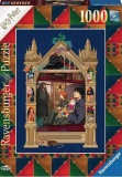 Puzzle - Harry Potter Catre Hogwarts, 1000 Piese | Ravensburger