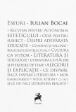 Carti Eseuri Iulian Bocai Tracus Arte Non-fictiune brosat Critica literara