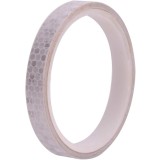 Banda Autoadeziva Reflectorizanta Alb pentru Tuning Masina, Motocicleta, pentru Decorare Bicicleta si Trotineta, pentru Semnalizare si Vizibilitate Sp