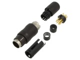 Conector circular BINDER 440, 8 pini, IP67, 5A, 32V