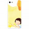 Husa silicon pentru Apple Iphone 6 / 6S, Child Autumn Paint Hd