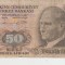 B11 11 - Bancnota foarte veche - Turcia - 50 lire
