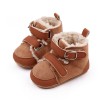 Ghetute imblanite maro - Fur (Marime Disponibila: 3-6 luni (Marimea 18
