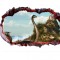 Sticker decorativ cu Dinozauri, 85 cm, 4337ST-1