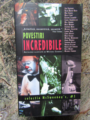 POVESTIRI INCREDIBILE-MICHAEL CHABON foto