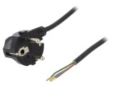 Cablu Electric PVC 3x0,75mm2 1,5m Negru 16A 250V