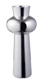 Vaza flori sticla argintie Clariel &Oslash;15x35h