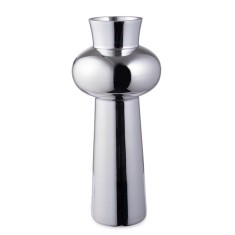Vaza flori sticla argintie Clariel &Oslash;15x35h