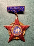Insigna Fruntas in intrecerea socialista 1963